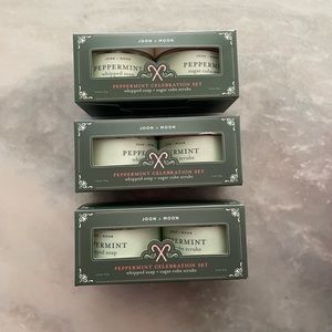 Joon x Moon  l Peppermint Whipped Soap & Sugar Cube Scrub Celebration Bundle X3